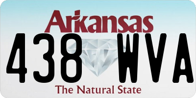 AR license plate 438WVA