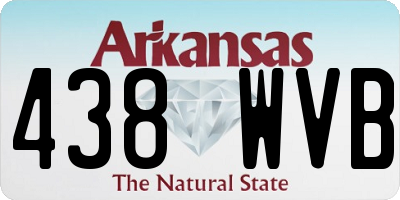 AR license plate 438WVB