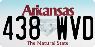 AR license plate 438WVD