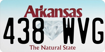 AR license plate 438WVG