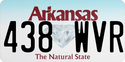 AR license plate 438WVR