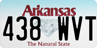 AR license plate 438WVT
