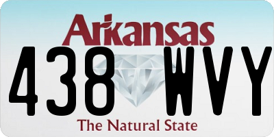 AR license plate 438WVY