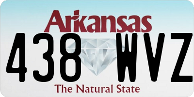 AR license plate 438WVZ