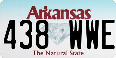 AR license plate 438WWE