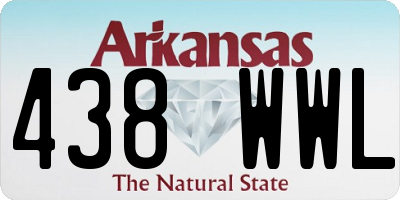 AR license plate 438WWL