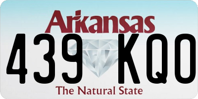 AR license plate 439KQO