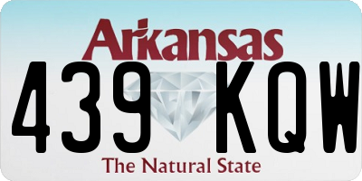AR license plate 439KQW