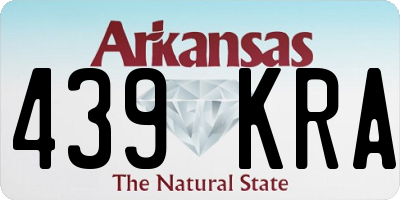 AR license plate 439KRA