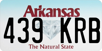 AR license plate 439KRB