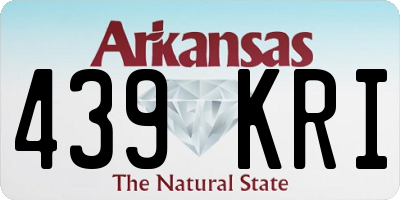 AR license plate 439KRI