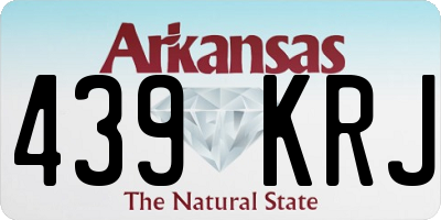 AR license plate 439KRJ