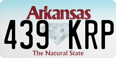 AR license plate 439KRP