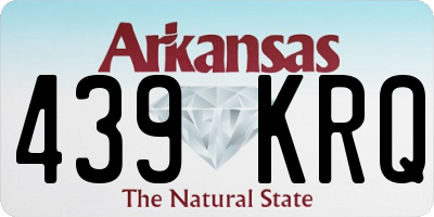 AR license plate 439KRQ