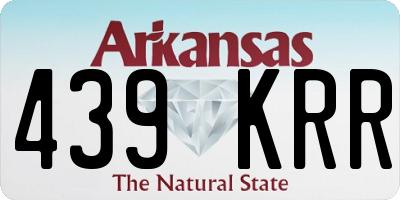 AR license plate 439KRR