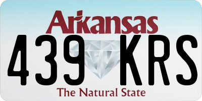 AR license plate 439KRS