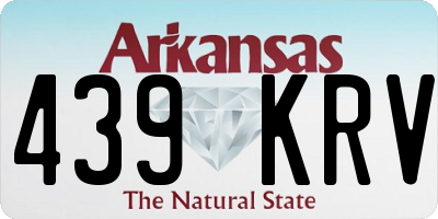 AR license plate 439KRV