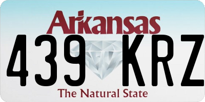 AR license plate 439KRZ