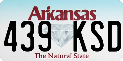 AR license plate 439KSD