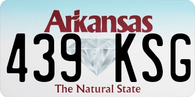 AR license plate 439KSG