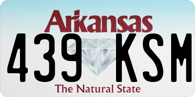 AR license plate 439KSM