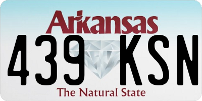 AR license plate 439KSN