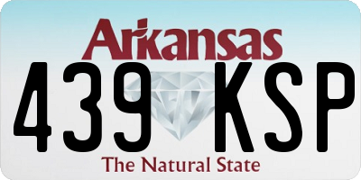 AR license plate 439KSP