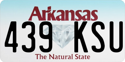 AR license plate 439KSU
