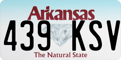AR license plate 439KSV