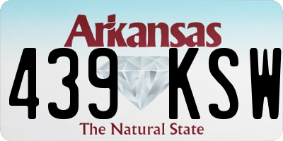 AR license plate 439KSW