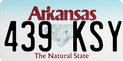 AR license plate 439KSY