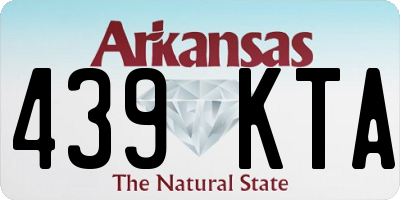 AR license plate 439KTA