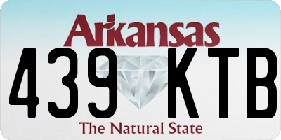 AR license plate 439KTB