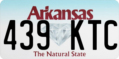 AR license plate 439KTC