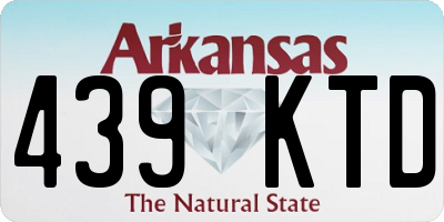AR license plate 439KTD