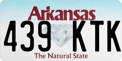 AR license plate 439KTK