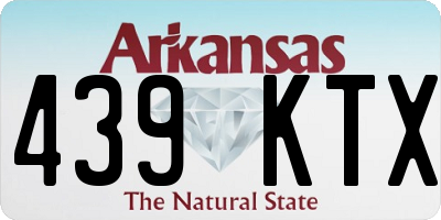 AR license plate 439KTX