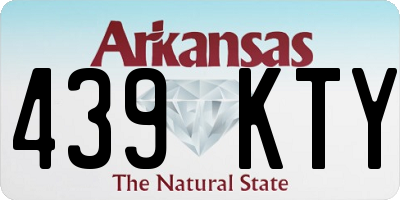 AR license plate 439KTY