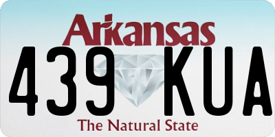 AR license plate 439KUA