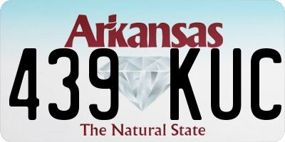 AR license plate 439KUC