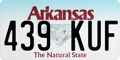 AR license plate 439KUF