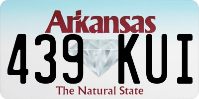 AR license plate 439KUI