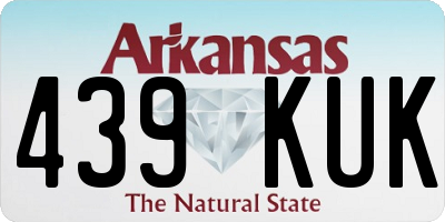 AR license plate 439KUK