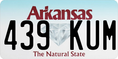 AR license plate 439KUM