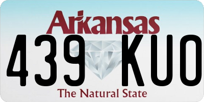 AR license plate 439KUO