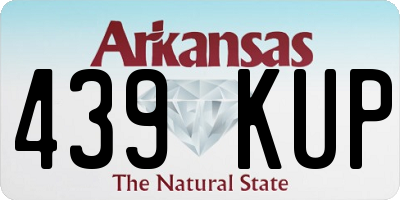 AR license plate 439KUP