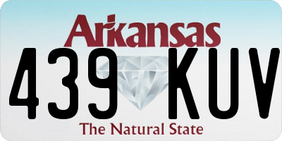 AR license plate 439KUV