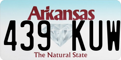 AR license plate 439KUW