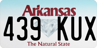 AR license plate 439KUX