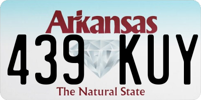 AR license plate 439KUY